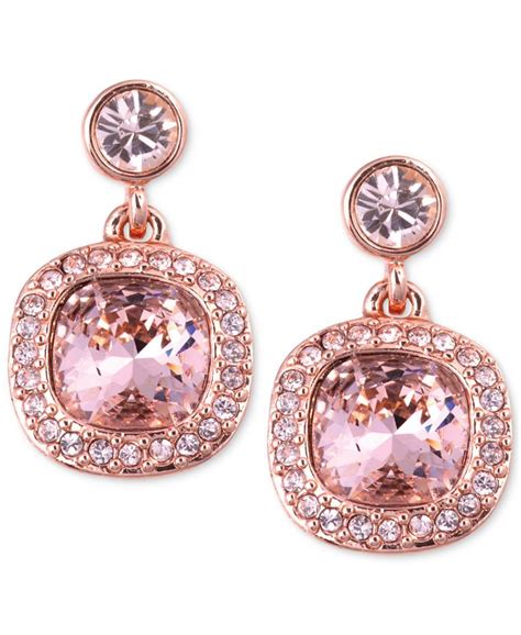 givenchy gold tone clip on earrings|Givenchy rose gold earrings.